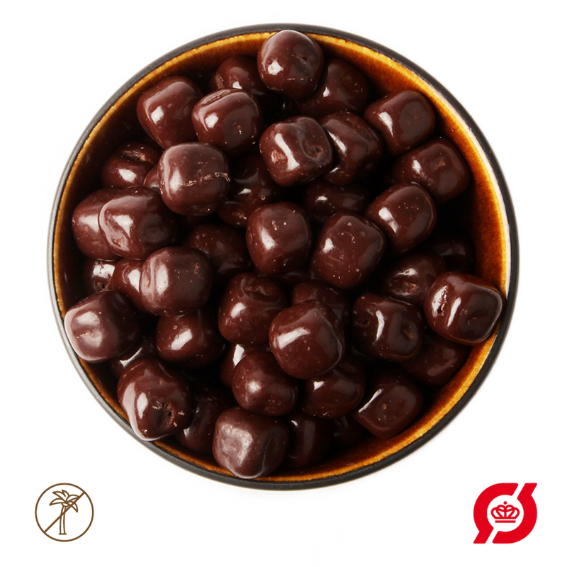 Mørk chokolade med blåbær
